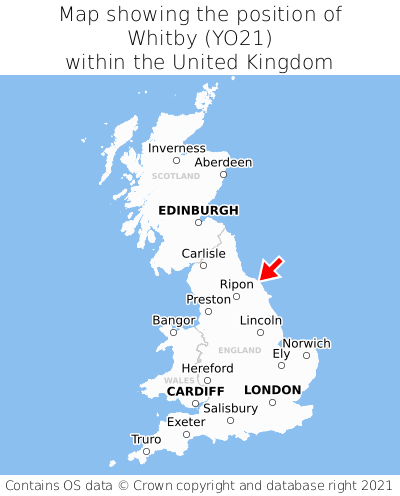 Where Is Whitby Whitby On A Map Whitby Map Position In Uk 000001 