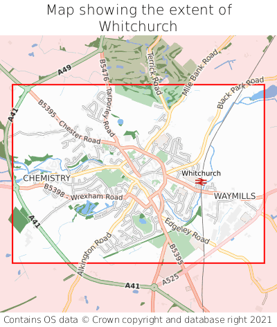 Where Is Whitchurch Whitchurch On A Map Whitchurch Map Extent 000001 