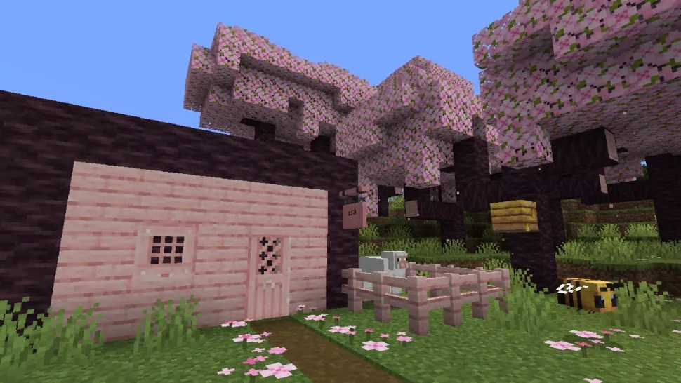 Biome Cerisiers Minecraft 1.20 GetuptoCube