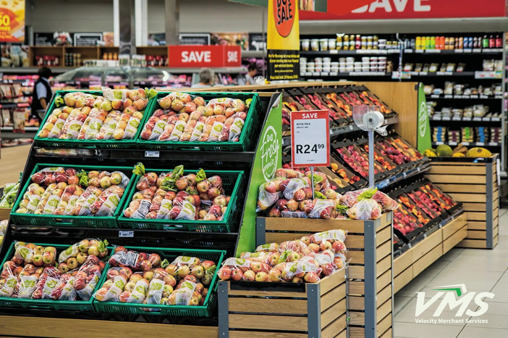 inside of a grocery store that accepts snap benefits