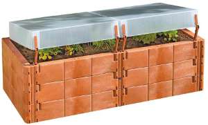 Holtaz Sarah Mini Hochbeet Aus Holz Fur Den Garten Balkon Gartenbeet Blumenbeet Ebay