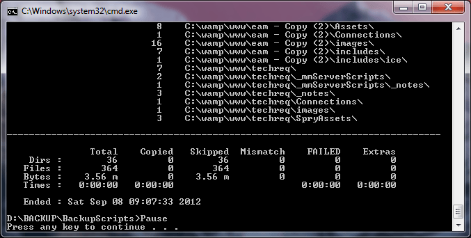 Windows 7 Backup