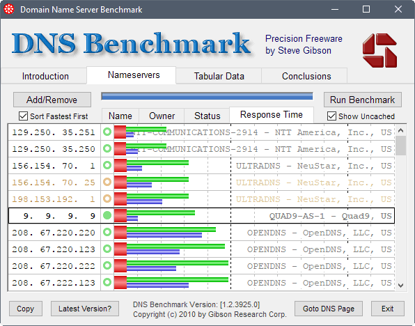 Quad9 DNS Promises Better Privacy And Security GHacks Tech News Quad9 Benchmark 