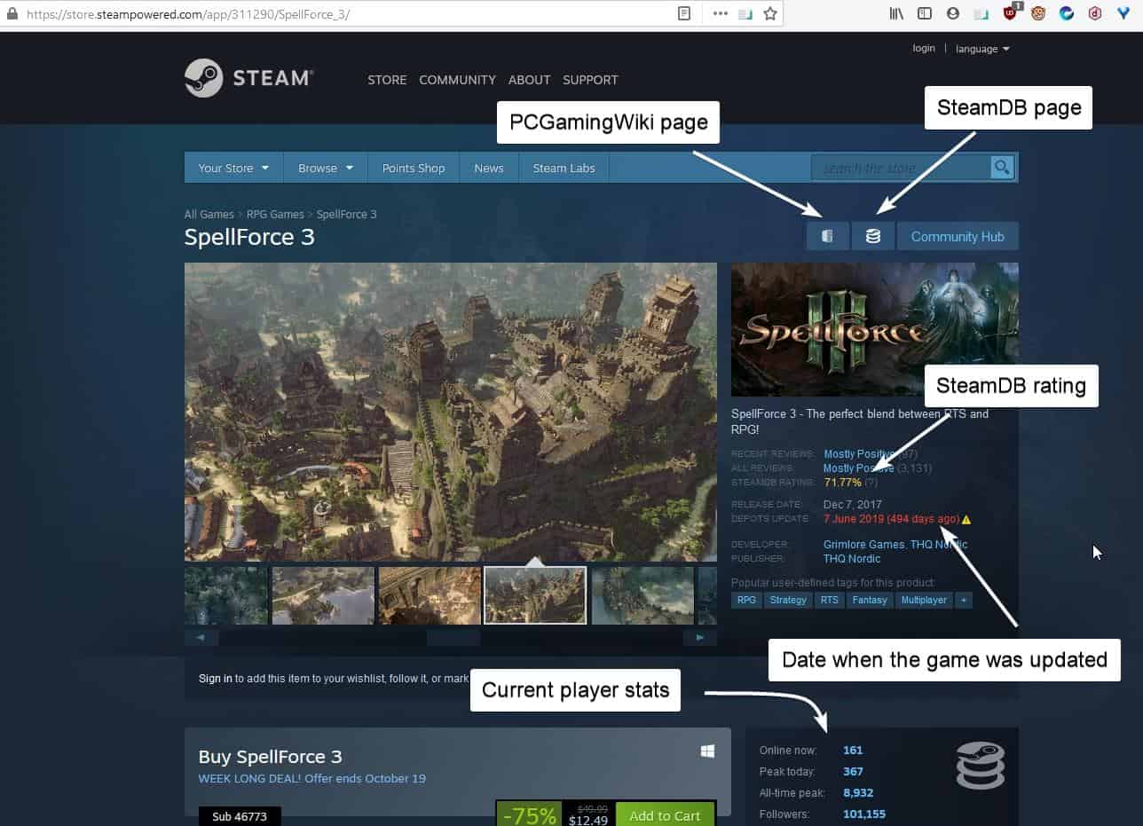Guide Review Get The Price History Of Steam Games Active Player Steamdb Comparison 