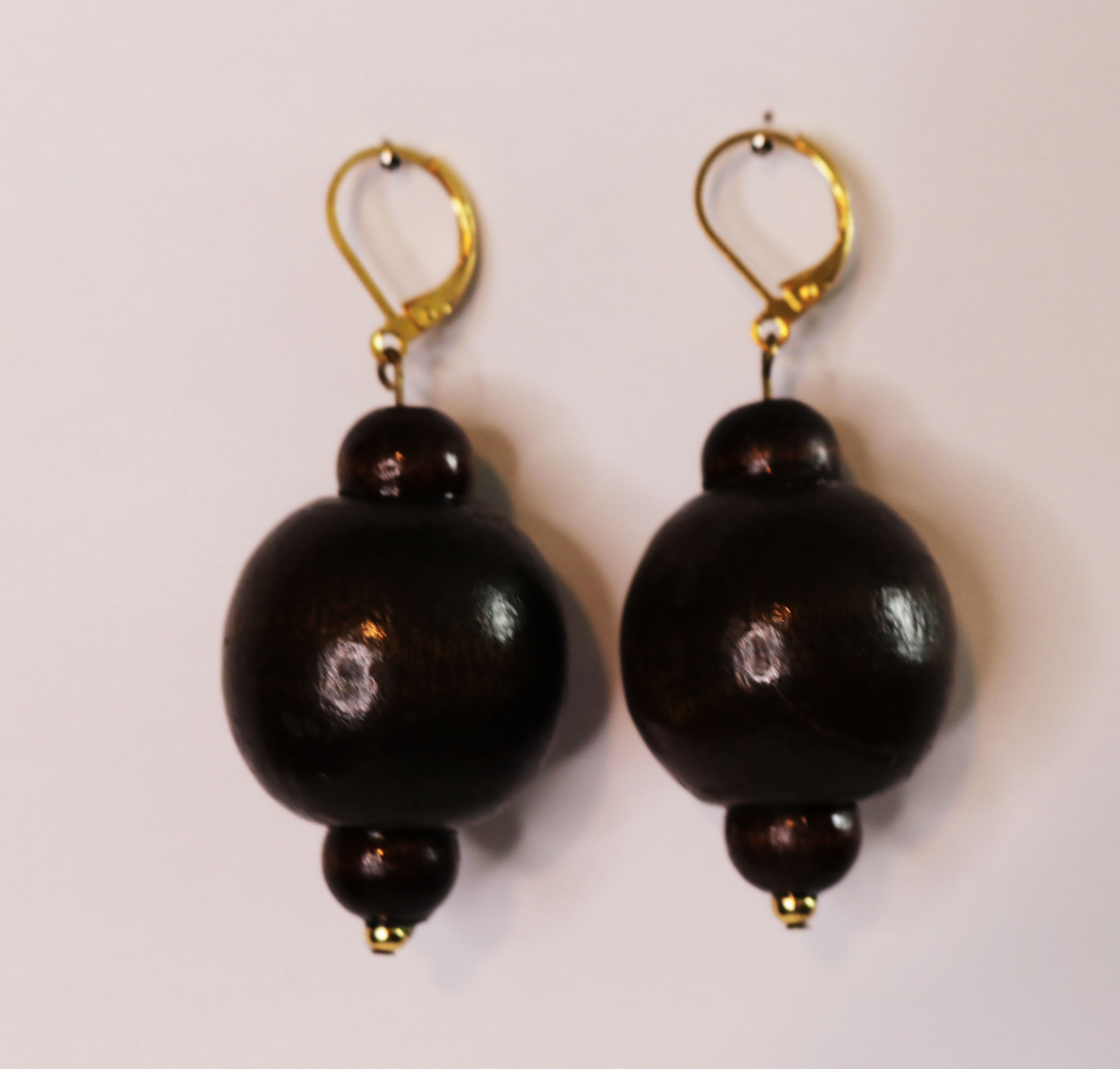 Bold Wood Earrings