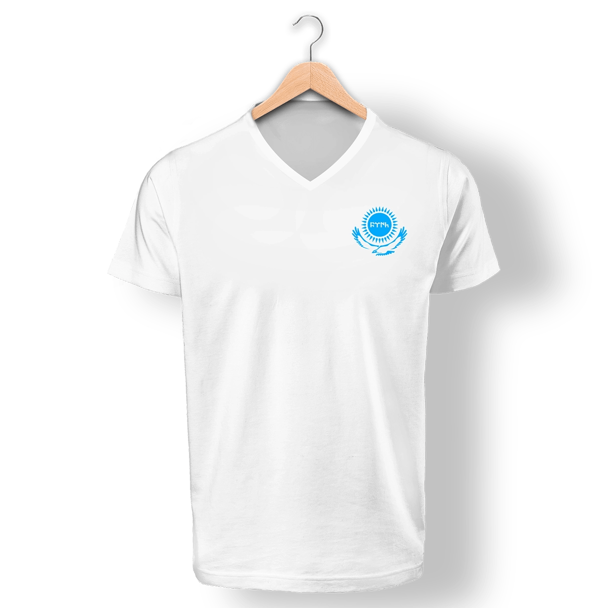 BEWE <br>V Yaka Tshirt Beyaz <br>Göktürk 4