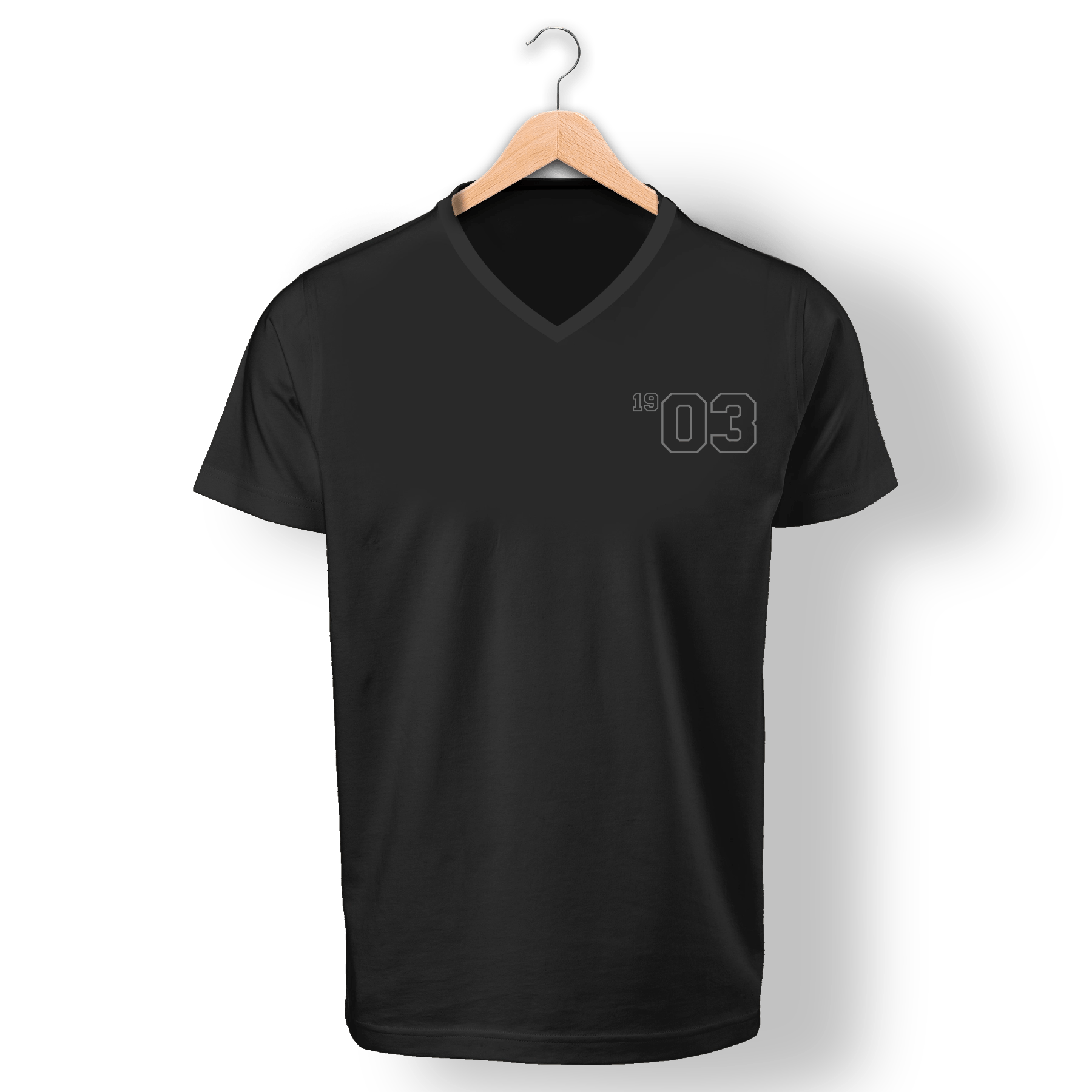BEWE <br>V Yaka Tshirt Siyah <br>19 03 Year Dark Evo
