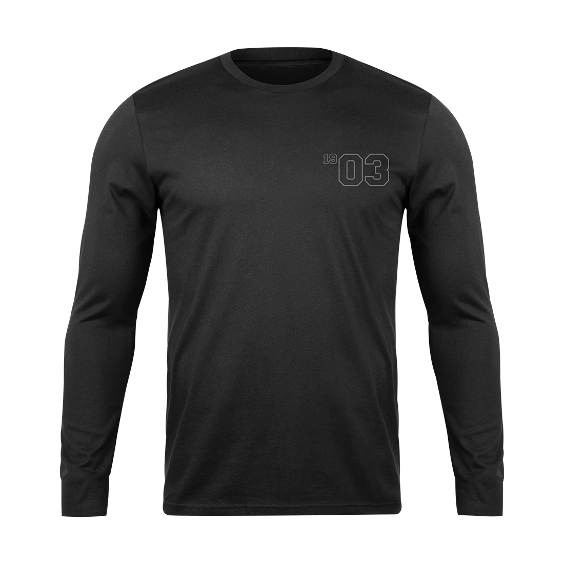 Nartgaard <br>19 03 Year Dark Evo <br>Siyah Uzun Kollu Basic Tshirt