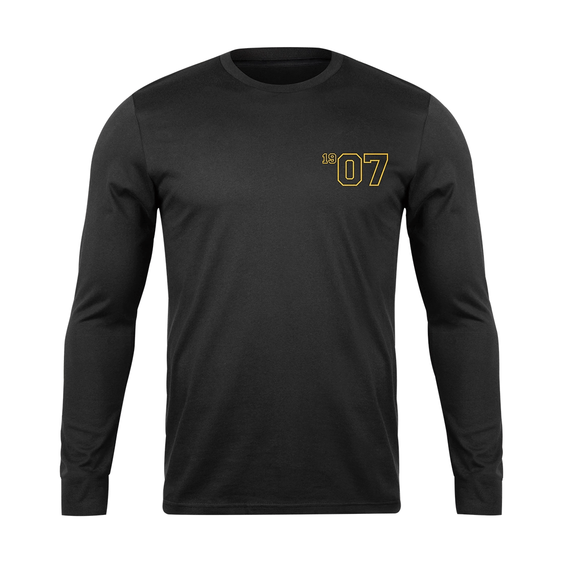 Nartgaard <br>19 07 Year Yellow Evo <br>Siyah Uzun Kollu Basic Tshirt
