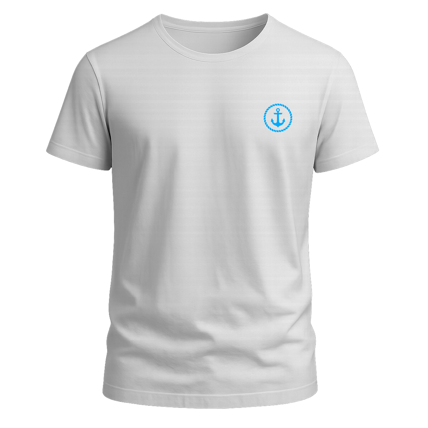 Nartgaard <br>Anchor 1 Blue <br>Beyaz Basic Tshirt