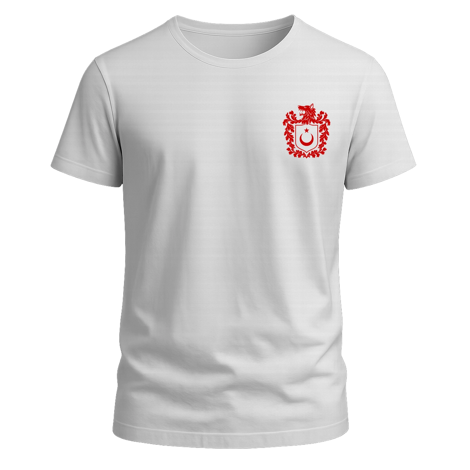 Nartgaard <br>Türk Börü - Red <br>Beyaz Basic Tshirt