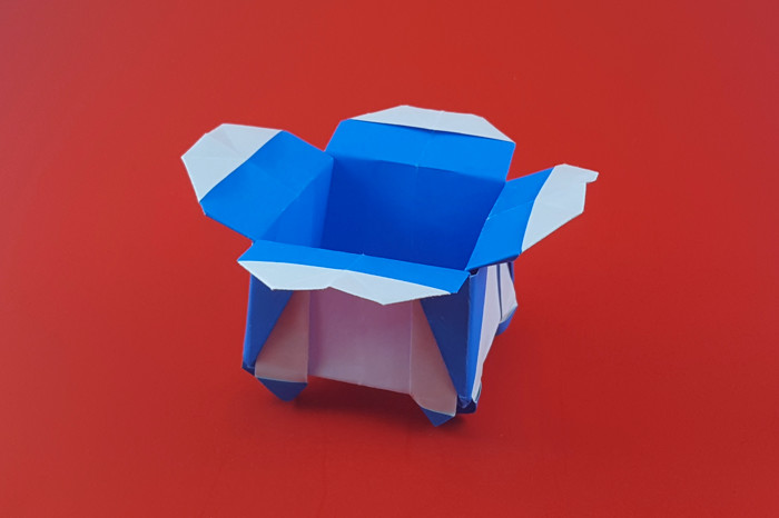 This is trickier than the pinwheel flowers, so if you have any. Flower Box With Legs Miyuki Kawamura Gilad S Origami Page