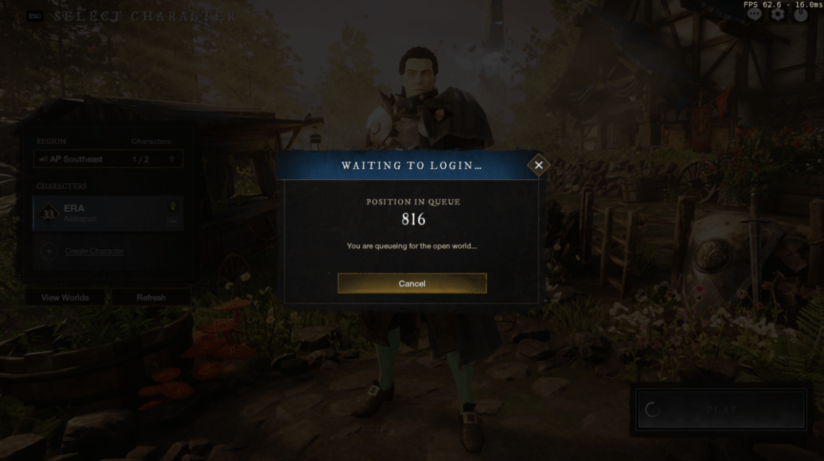 Antri Login yang Lama
