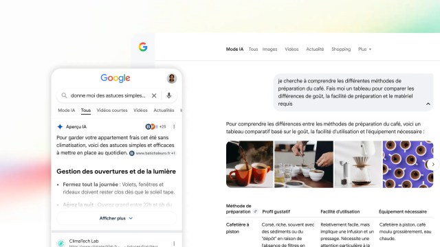 Google Search - AI Overviews se déploie en France