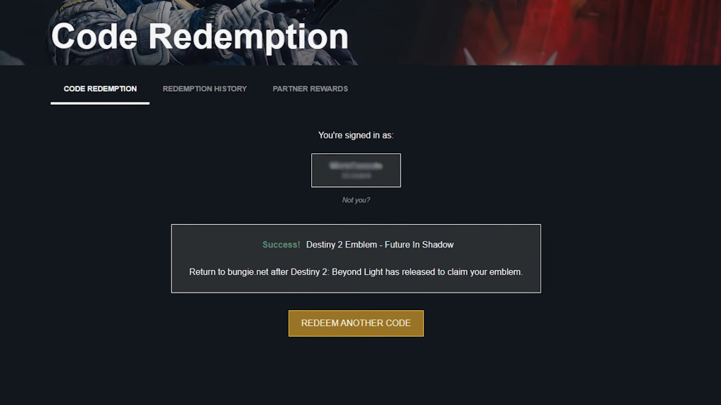 Bungie.net is the internet home for bungie, the developer of destiny, halo, myth, oni, and marathon, and the only place with official bungie . Destiny 2 Redeem Codes January 2022 Free Emblems Shaders And More Ginx Esports Tv