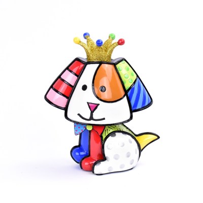 Statuina Britto Re Cane Glitter