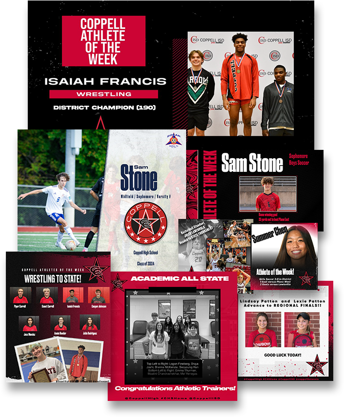 Coppell High School Gipper - Download Stunning Gradient Art | Retina