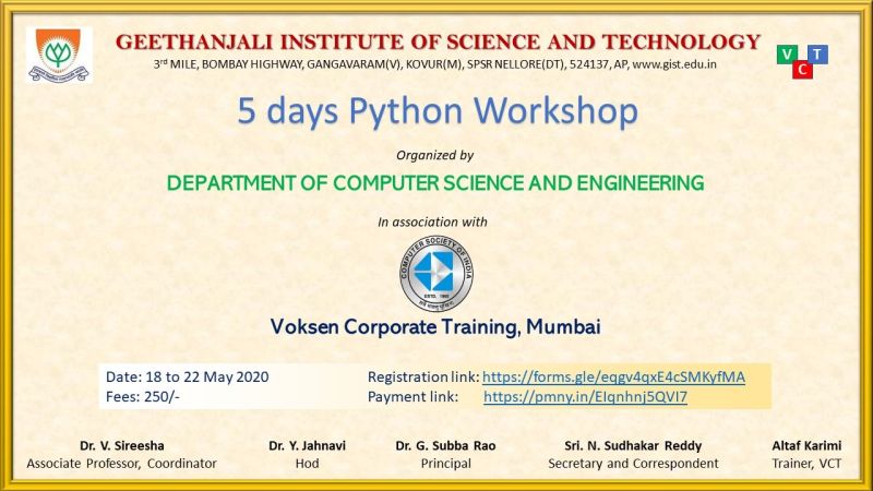 Report On Python Programming Geethanjali - Dark Illustration Collection - Mobile Quality