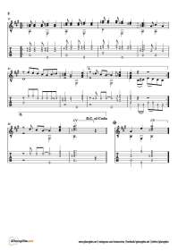 Tango Paraguayen - Classical Guitar Tab - 2