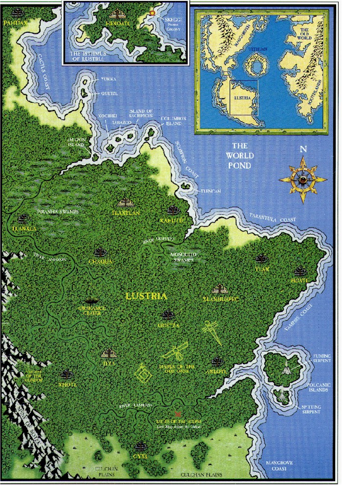 Warhammer Maps Map Lustria 2 