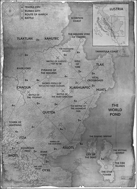 Warhammer 4 Ed Map Lustria 8 