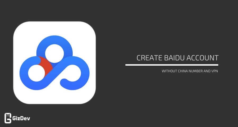 Create Baidu account without China number
