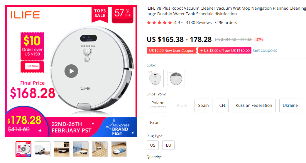 Mega Sale: ILife is presenting its Biggest Sale of 2021 with more than $100  Discount on AliExpress – Droid News