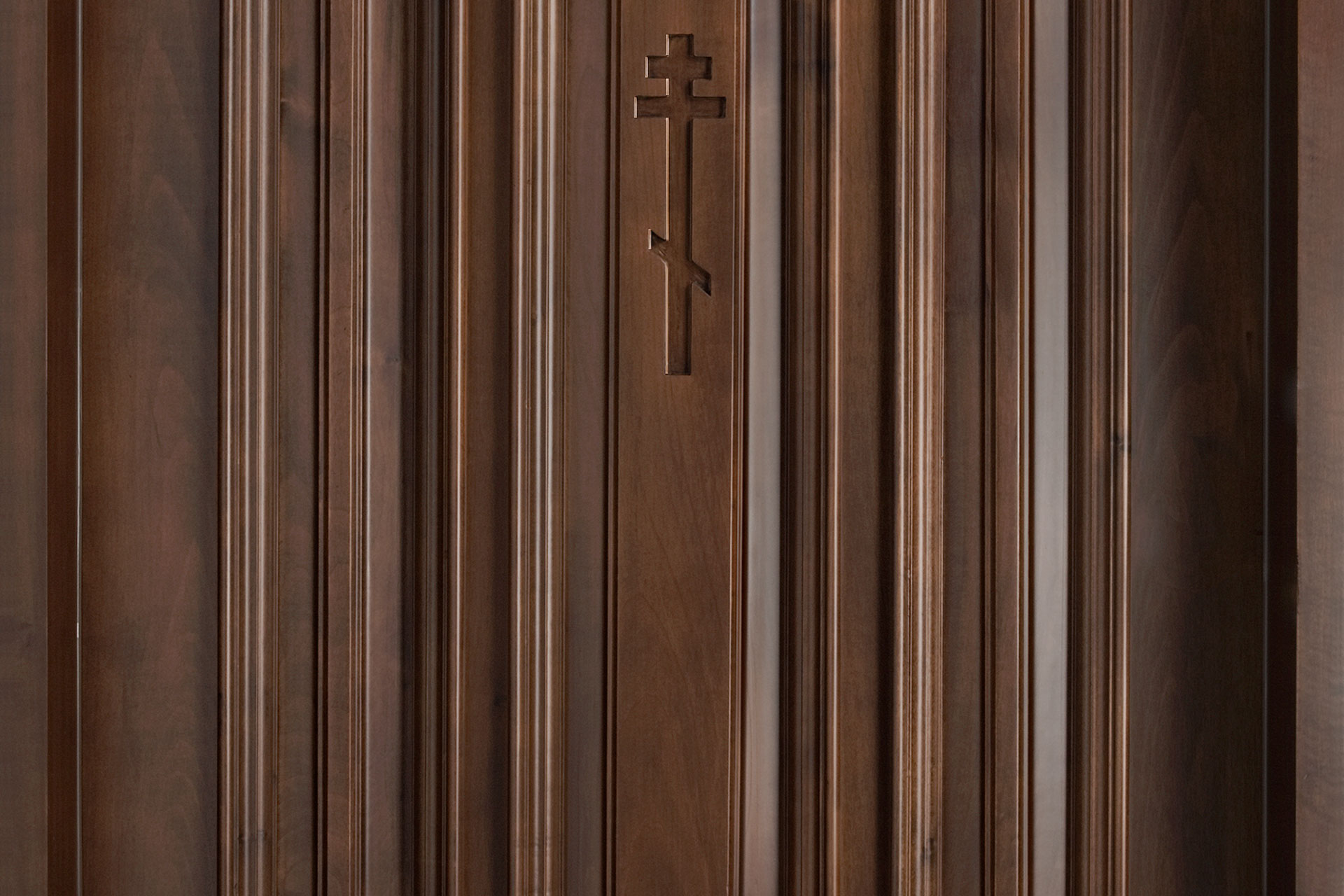 Front Door Custom Single Solid Wood With Walnut Finish Classic Model Db 095 Cst Classic