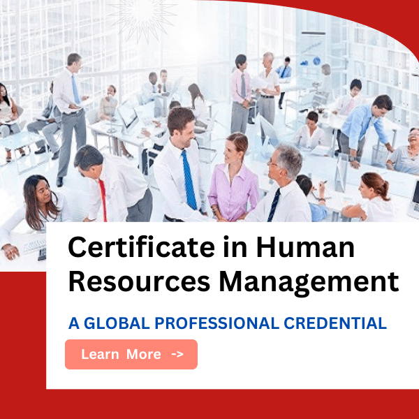 Certificate in Human Resources Management