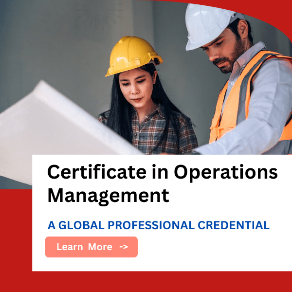 Certificate in Operations Management