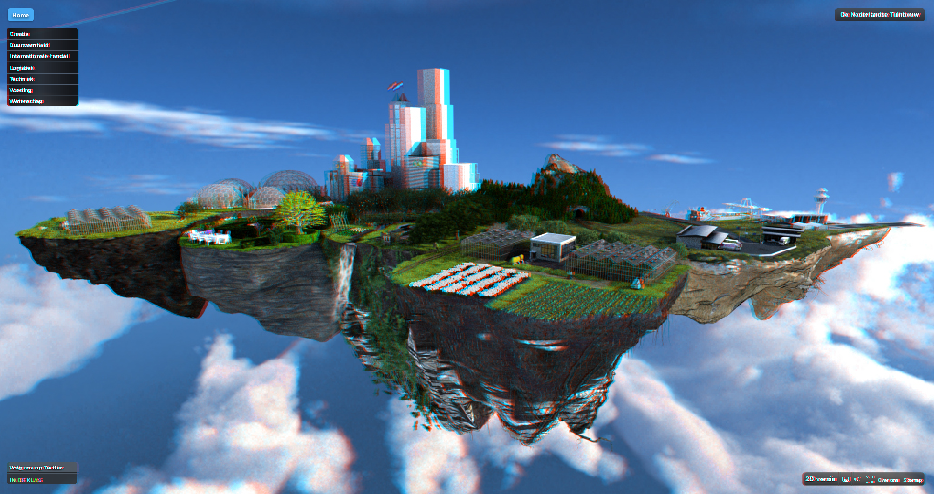 World S First 3d Recruitment Website