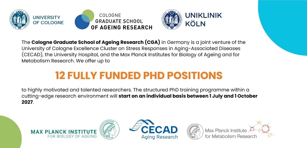 PhD Positions in Ageing Research