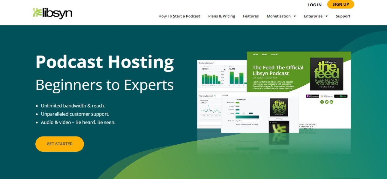 Libsy podcast hosting platform