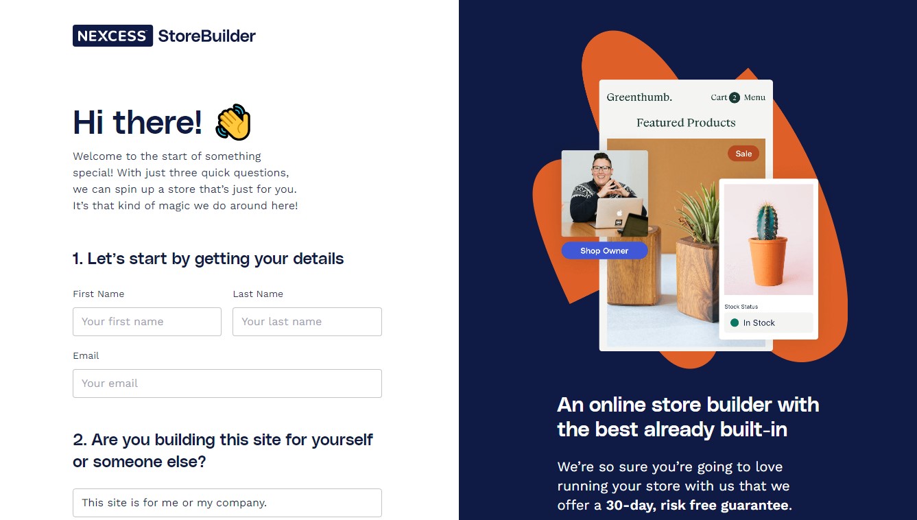 Nexcess StoreBuilder getting started