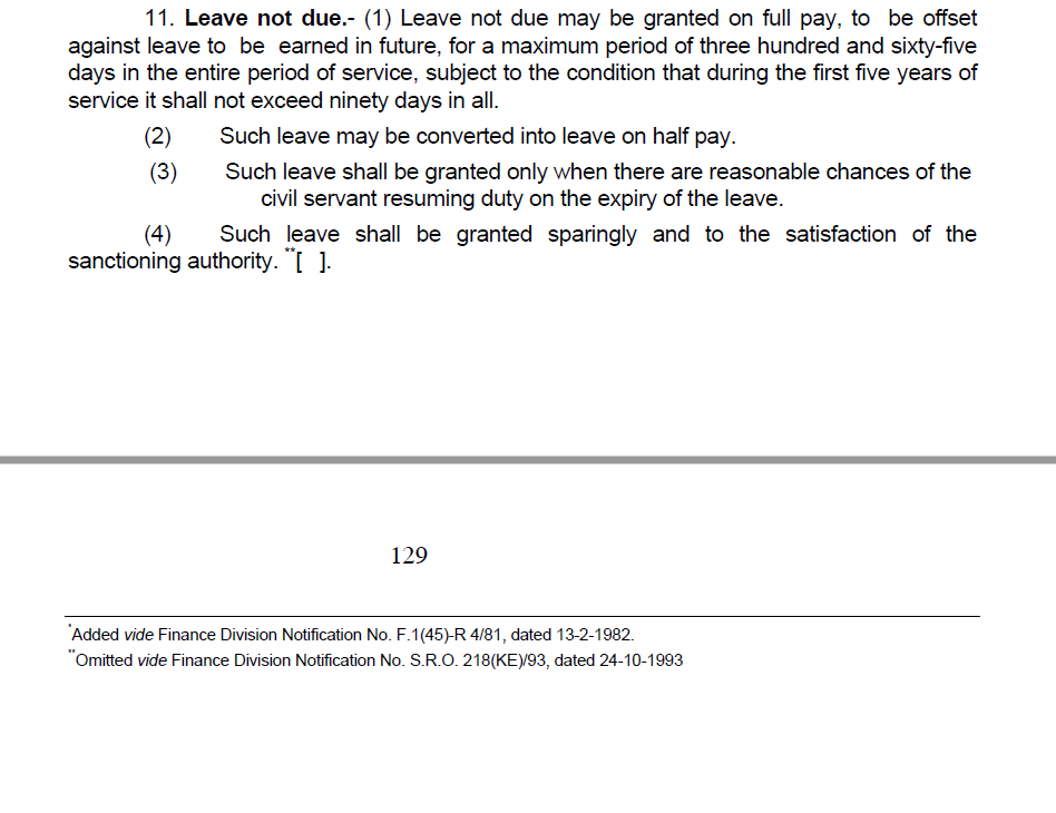 Calculation Of Encashment Of Leave Formula