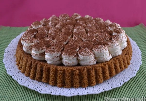 Crostata Con Base Morbida Al Tiramisu La Ricetta Di Gnam Gnam