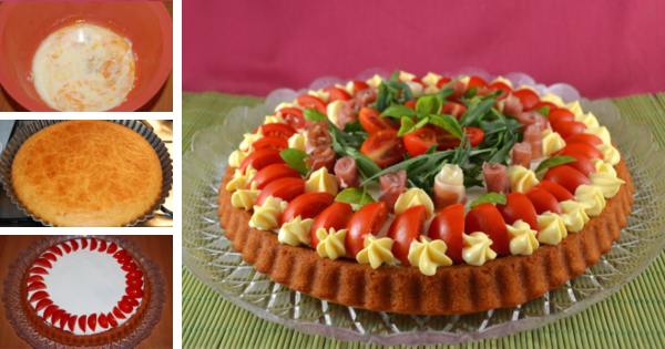 Crostata Salata Con Base Morbida La Ricetta Di Gnam Gnam