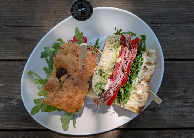 Sandwich from Sam Witch Bromont