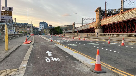 George V Bridge works
