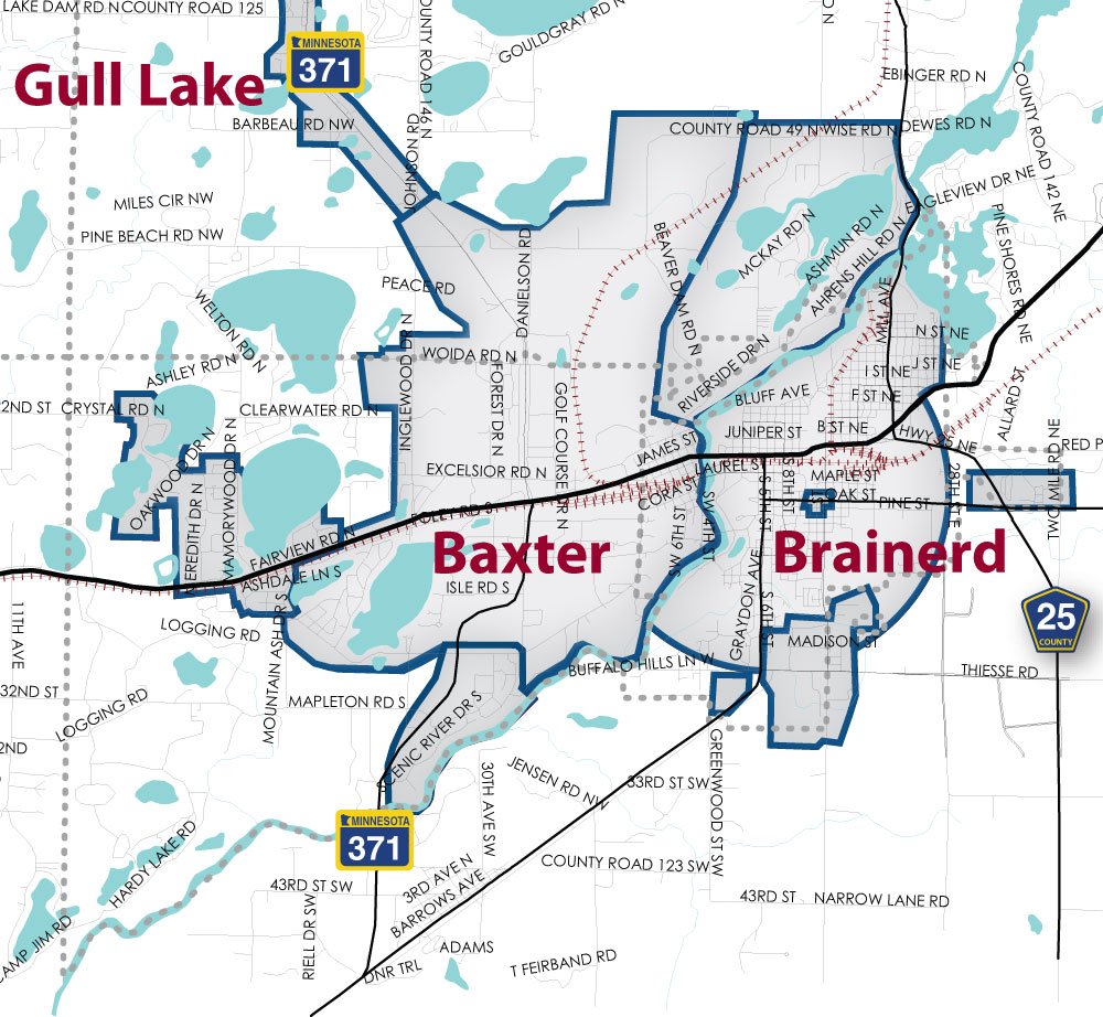Brainerd Baxter Go CTC Map Brainerd Baxter Combined 