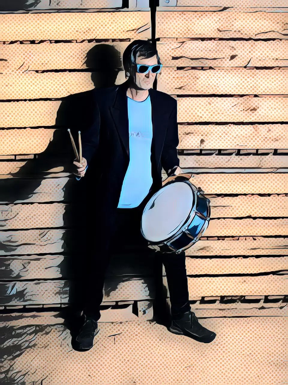 Dom Walshe Drummer in Go Go Skank