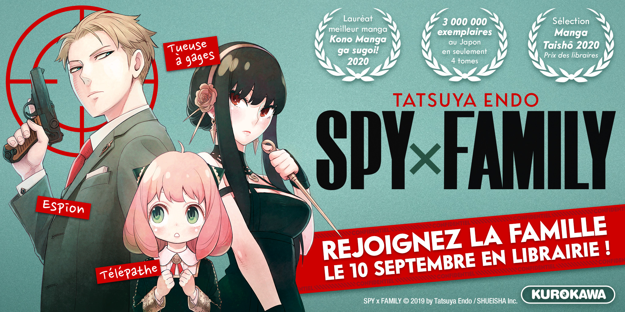 Sortie Spy X Family Tome 6 Avis manga : Spy X Family - tome 1 - A la une