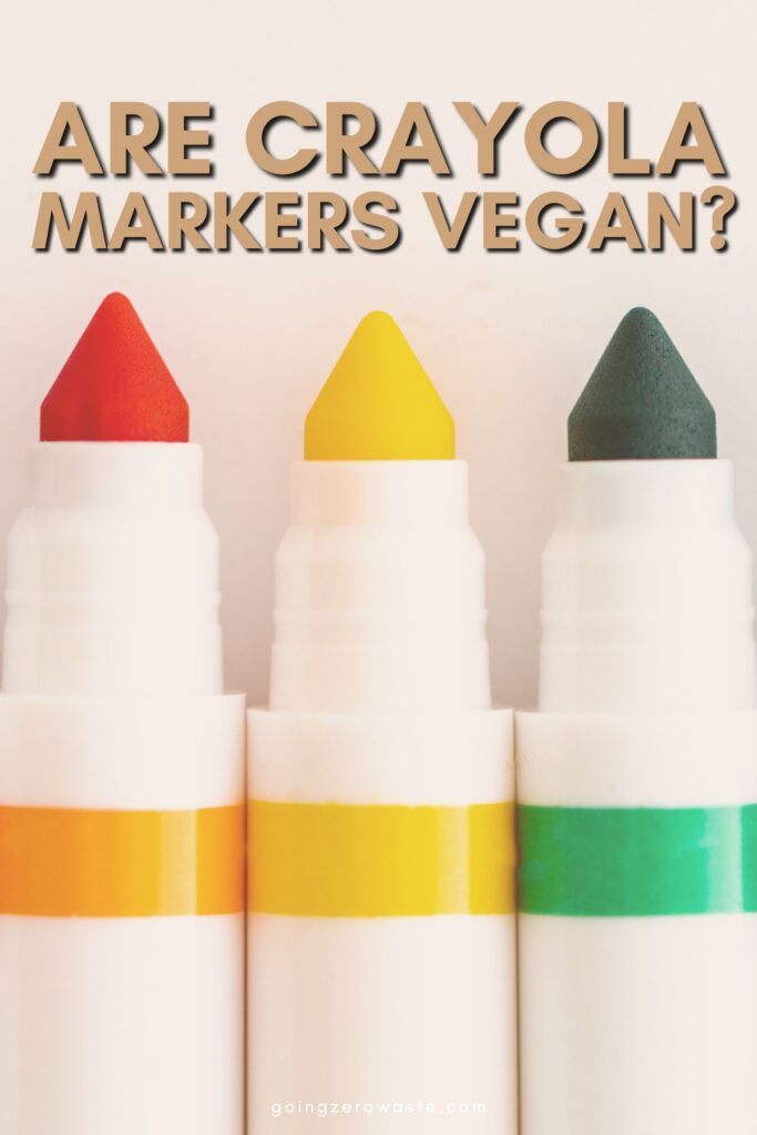 Les marqueurs Crayola sont-ils végétaliens ? Voici ce que vous devez savoir