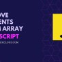 Remove Element From Array JavaScript [SOLVED] | GoLinuxCloud