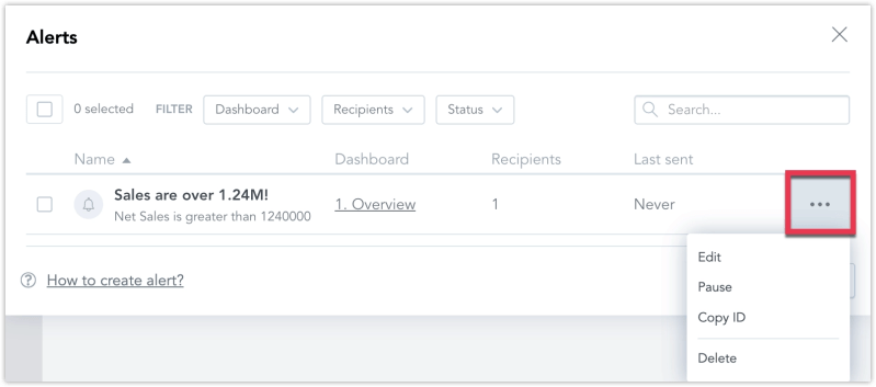 Create Alerts In Dashboards Gooddata Cloud - High Quality Light Picture - Full HD