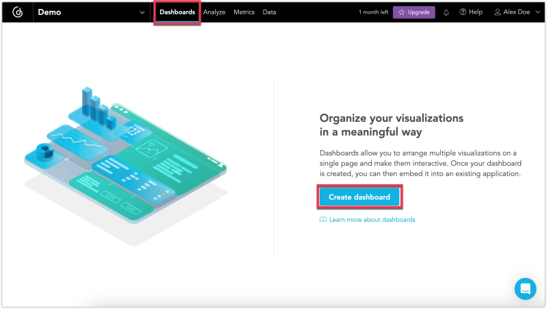 6 Create Dashboard Gooddata Cloud - Landscape Illustration Collection - 4K Quality