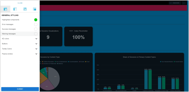 Create Custom Themes Gooddata Cloud - Premium Gradient Texture Gallery - Full HD