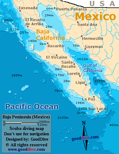 Southern California Map Benchmark Maps Our Award Winning Baja Baja Peninsula Map 