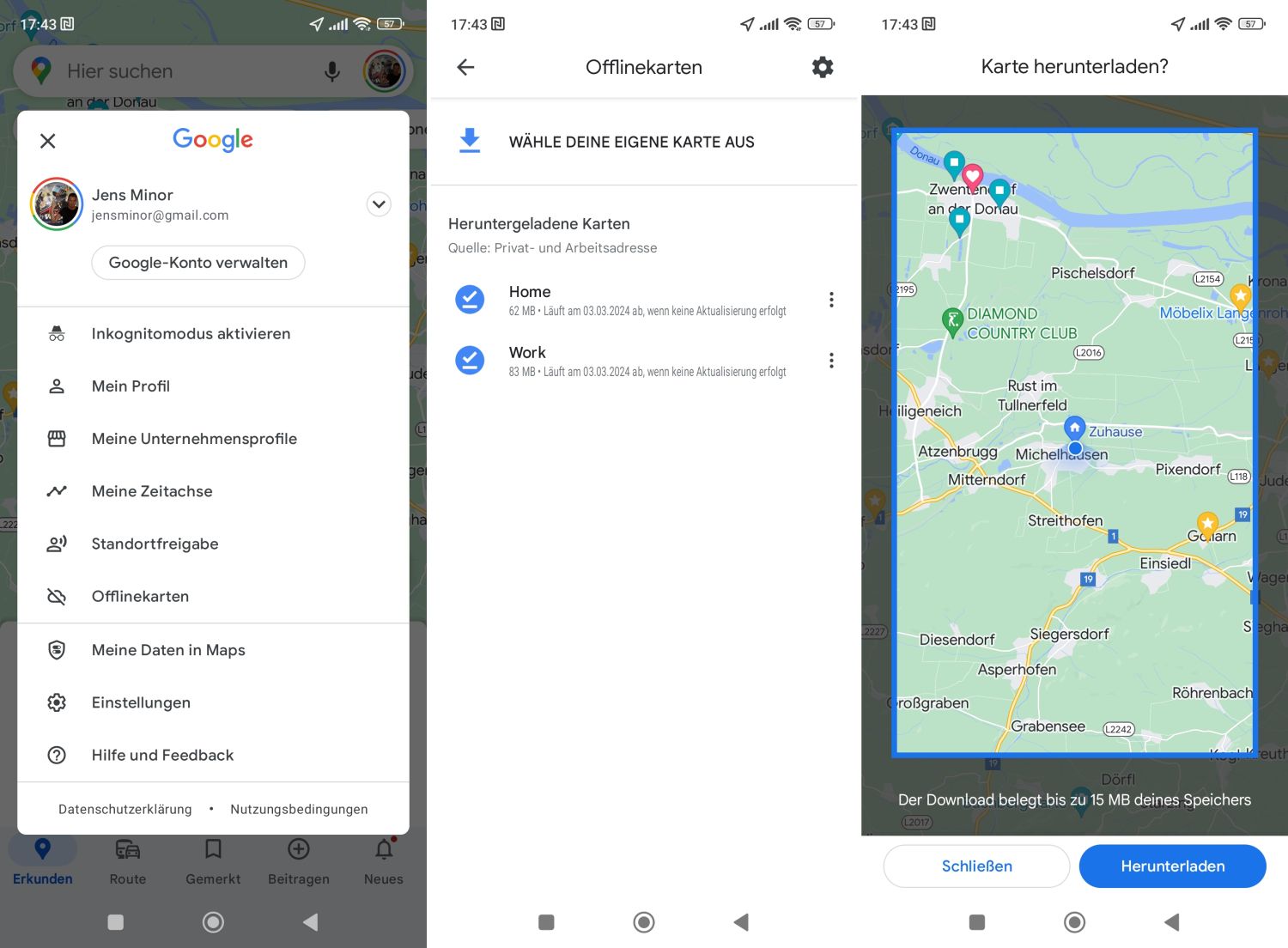 Google Maps Navigation Offline Nutzen So Lassen Sich Ausschnitte.