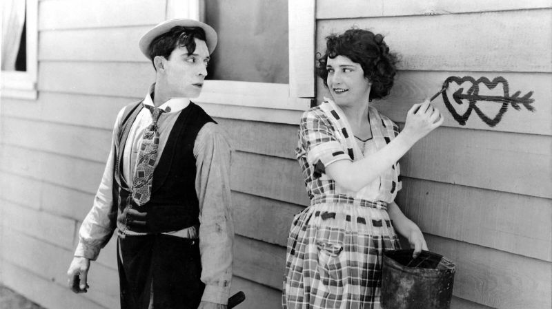 صحنه‌ای از فیلم «یک هفته» که استودیوی ام‌جی‌ام بعدا دوباره بازسازی کرد